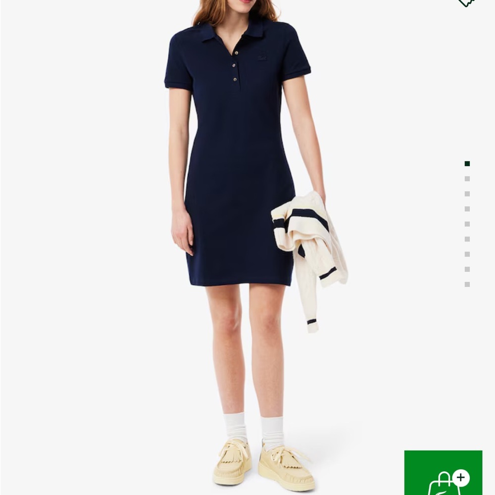 Lacoste Dark Blue Polo Mini Dress
